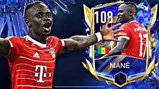 AMAZING LM 108 RATED SADIO MANE GAMEPLAY REVIEW FIFA MOBILE 23 TOTY
