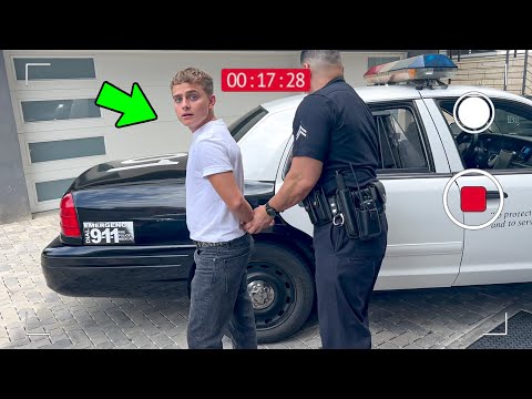 He got arrested...