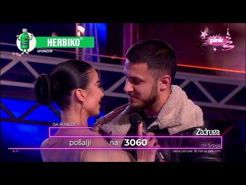 Z6: Zadrugovizija - Sanja i Stefanović - Tvoje oči - 16.12.2022.