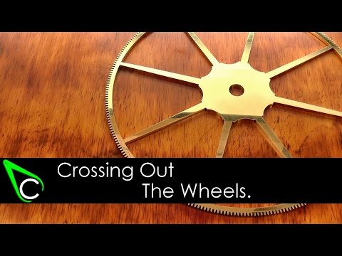 Clockmaking - How To Make A Clock In The Home Machine Shop - Part 6 - Crossing Out The Wheels