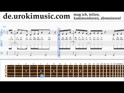 Banjounterricht (Irischer Tenor) Martin Garrix feat Khalid - Ocean Noten Lernen um-i995