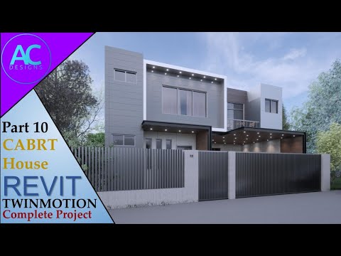CABRT House | Part 10 | Complete Step By Step Project | Revit and Twinmotion Tutorial