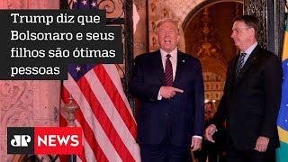 Ex-presidente Trump volta a elogiar Bolsonaro