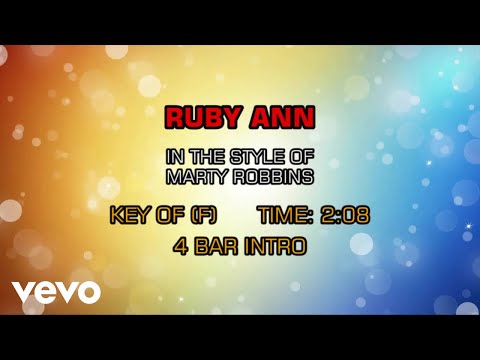 Ruby Ann - Marty Robbins