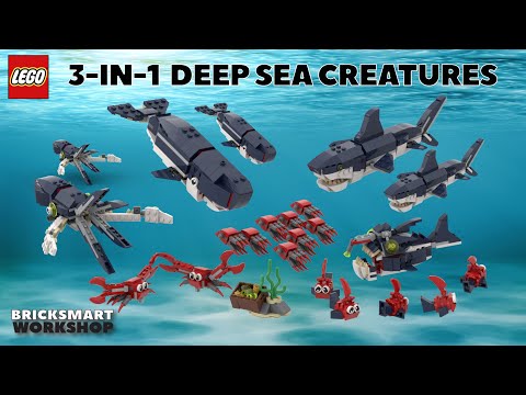 LEGO 31088 Deep Sea Creatures Stud.io Speed Build