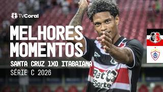 TV Coral - Melhores momentos - Santa Cruz 1x0 Itabaiana - Série C 2026