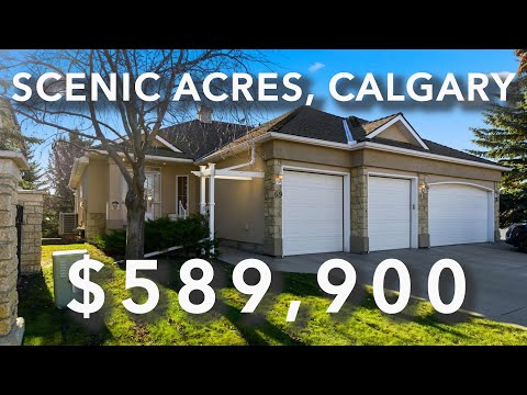 Serenity in Scenic Acres | Meticulous Bungalow Villa with Walkout Basement | 69 Scimitar Point NW