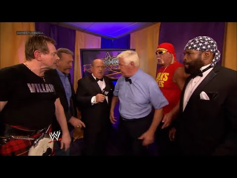 Paul Orndorff Hulk Hogan Roddy Piper Mr. T reunite at WrestleMania 30 - 4/6/2014 - WWF