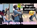 Long Distance Relationship Couple Meeting After 2years ️he Got Emotional