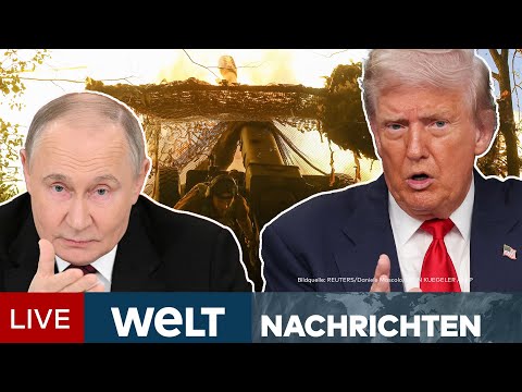 UKRAINE KRIEG: Trump plötzlich vorsichtig - Alaska-Gipfel wird zur Nagelprobe | WELT Livestream