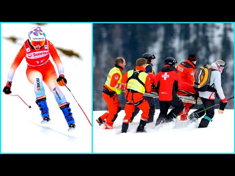 Olympic champion Michelle Gisin crashed in Swiss alps