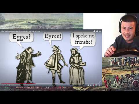 American Reacts What Shakespeare's English Sounded Like - and how we know