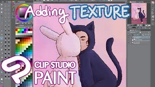 3 easy ways to add texture in CLIPSTUDIO PAINT