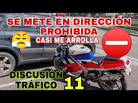 11 CASI ME ARROLLAN⛔VOY A POR EL😤 GRABADA FUERTE DISCUSIÓN TRÁFICO😡PRUEBA HONDA NC30 CARBUS LIMPIOS