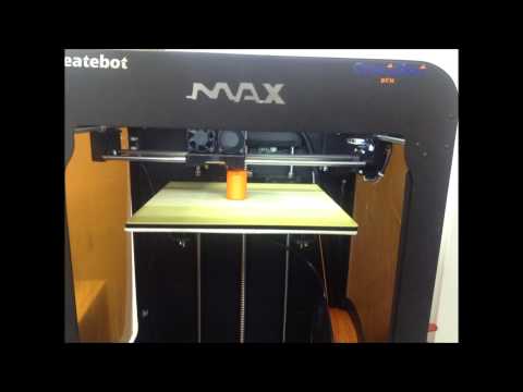 Createbot Max FDM 3D Printer Demo
