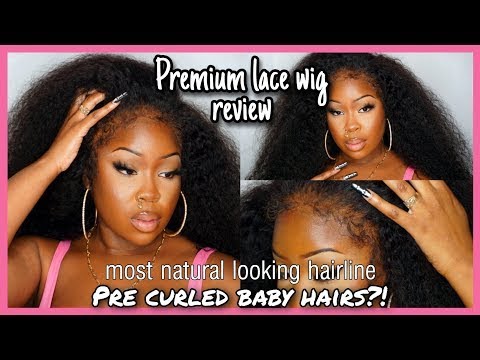 18inch natural color Peruvian Virgin Hair Body Curl lace front wig