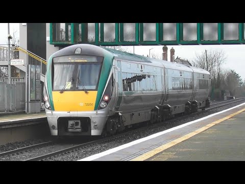 Irish Rail 22000 Class Intercity Train 22350 - Monasterevin Station, Kildare