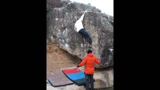 Video thumbnail: Arrebato primate, 7a+. Alcañiz