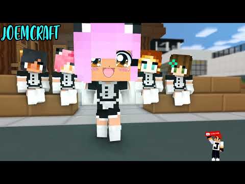 APHMAU MAIDS DANCE CREW | CHICKEN WINGS MEME | HERO TONIGHT | SUPERIDOL DANCE - Minecraft Animation