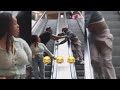 TOUCHING HANDS ON THE ESCALATOR PRANK WENT WRONG WHAT HAPPENS NEXT