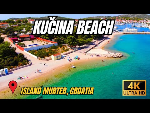 KUČINA BEACH - ISLAND MURTER, CROATIA 4K