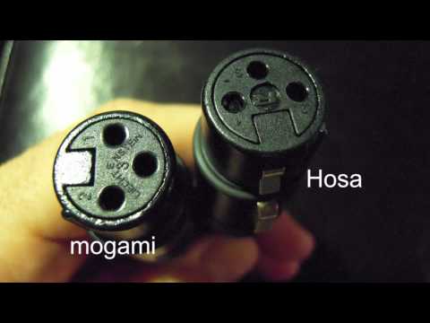 Hosa XLR - XLR laidas, 3m, juodas (HMIC-010) video