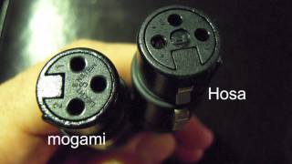 Video thumbnail for Mogami VS Hosa Microphone Cables with Shure SM57 by The General Expert