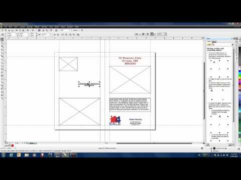 Creating A Marketing Brochure Template in CorelDRAW...