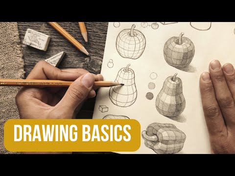 How to START Drawing?✏️ Easy Tips & Cross Contour Lines Secrets for Beginners 🌿 | Episode 1