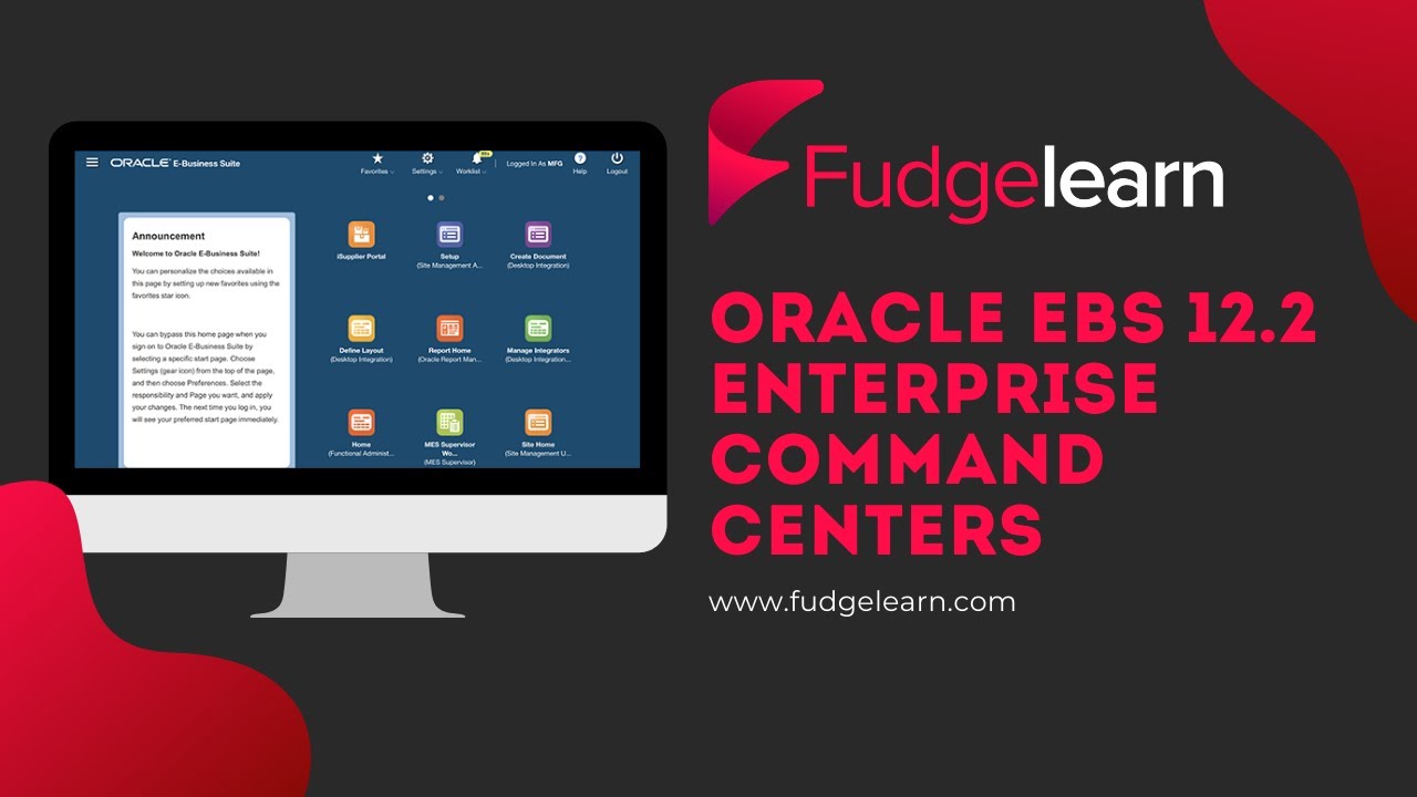 Oracle EBS Enterprise Command Centers ECC's