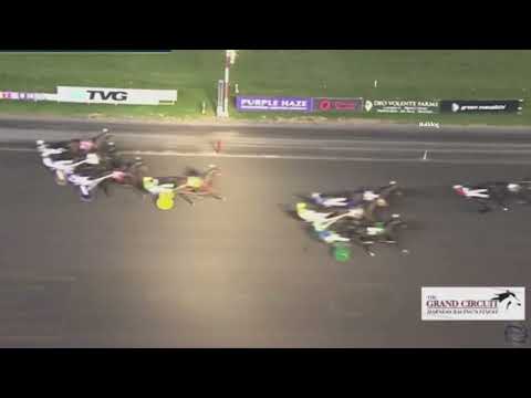 Bulldog Hanover winning the $345,000 TVG Series Open Pace slider