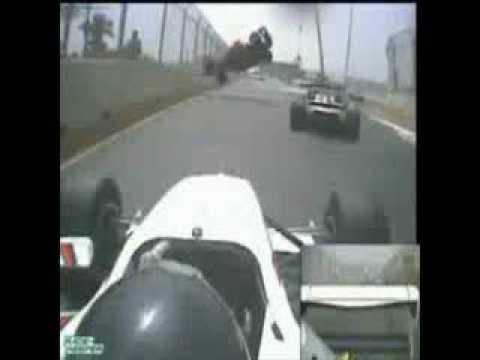 2010 Formula 2 airborne crash.