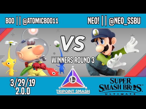 Tripoint Smash 54-Winners Round 3-boo || @atomicboo11 Vs. NEO! || @NEO_SSBU