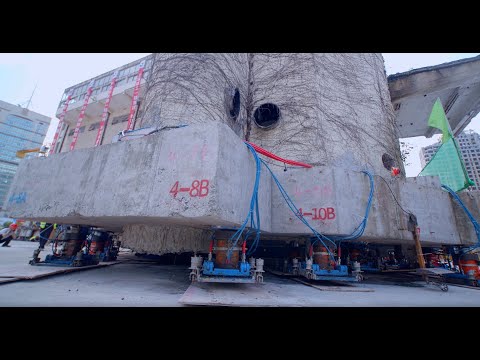 Watch AK: 85 year School Building Moved To Another Location In China