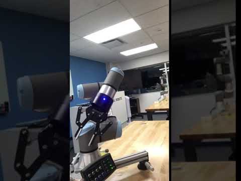 Universal Robots UR3e sensing external force