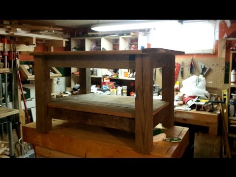 Reclaimed Barn Wood Coffee Table -- Brian's Workshop