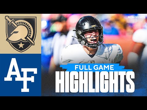 Army Black Knights vs Air Force Falcons | Full Game Highlights