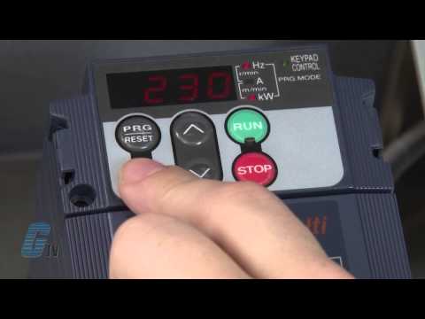 Fuji Electric Frenic Multi Series AC Drive Basic Start Up Using the Keypad