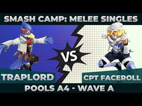 Traplord vs Captain Faceroll - Winners' Semifinals: Melee Singles Pools - Smash Camp 2019