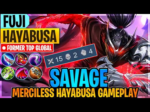 MERCILESS SAVAGE Shadow of Obscurity Hayabusa [Top Global Hayabusa]  By Fuji. | 👺 - Mobile Legends