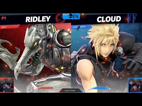 SmashDEN September: Losers Semi-Final - yarn vs. CarbonCopies