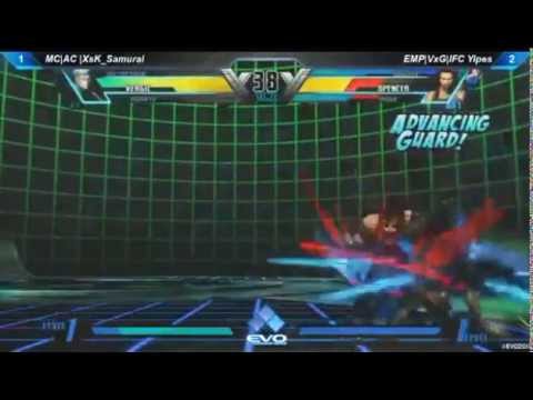 EVO2013 UMVC3 MC AC XsK_Samurai vs EMP VxG IFC Yipes