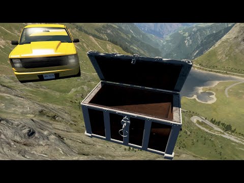 Dangerous Cars Jumping Into the Giant Chest - BeamNG Drive | Foolish Driver