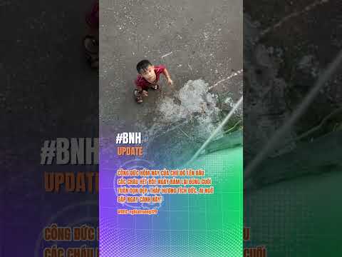 Tuổi thơ đã từng tắm mưa có ai nghỉ đến cảnh này   #bnhupdate #haihuoc