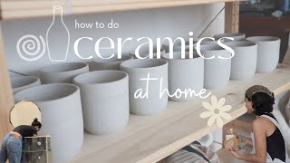 how to start ceramics at home | tools & sources
