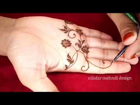 Easy and simple mehndi design||trending henna||Letest mehndi design 2022