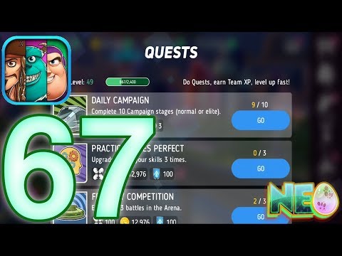 Disney Heroes: Battle Mode Gameplay Walkthrough Part 67 - Daily Quests! (iOS, Android)