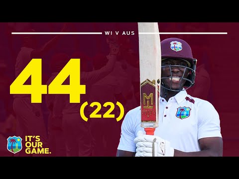 Shamar Joseph The Batsman 🤔 | West Indies v Australia 1st Test