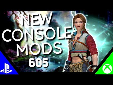Skyrim Special Edition: ▶️5 BRAND NEW CONSOLE MODS◀️ #605 (PS4/XB1)