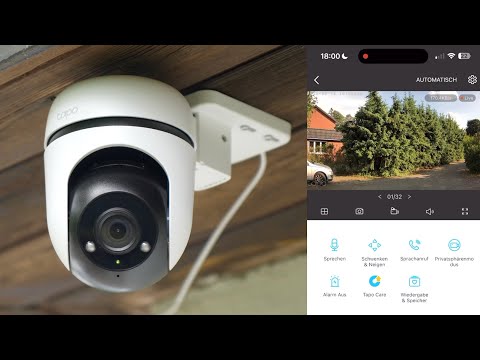 Smarte WLAN Outdoorkamera mit Personenverfolgung | TP-Link Tapo C500